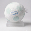 GP-25-1123S: 'My First Football' Baby Soft Toy with Rattle - Sky